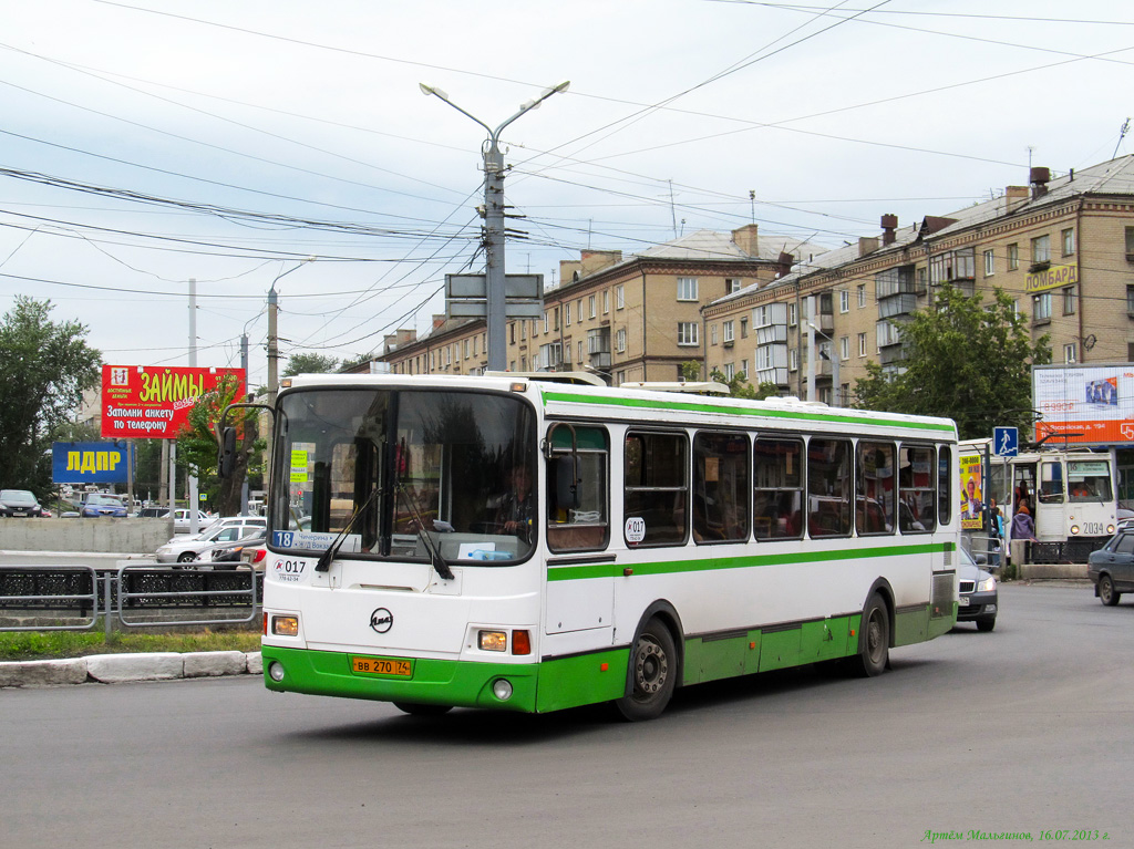 Челябинская область, ЛиАЗ-5256.26 № 017