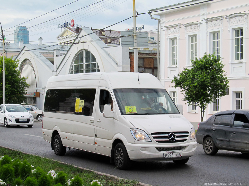 Свердловская область, Mercedes-Benz Sprinter W906 313CDI № Р 992 СК 96