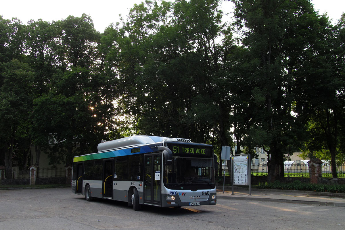 Литва, MAN A21 Lion's City NL273 CNG № 940