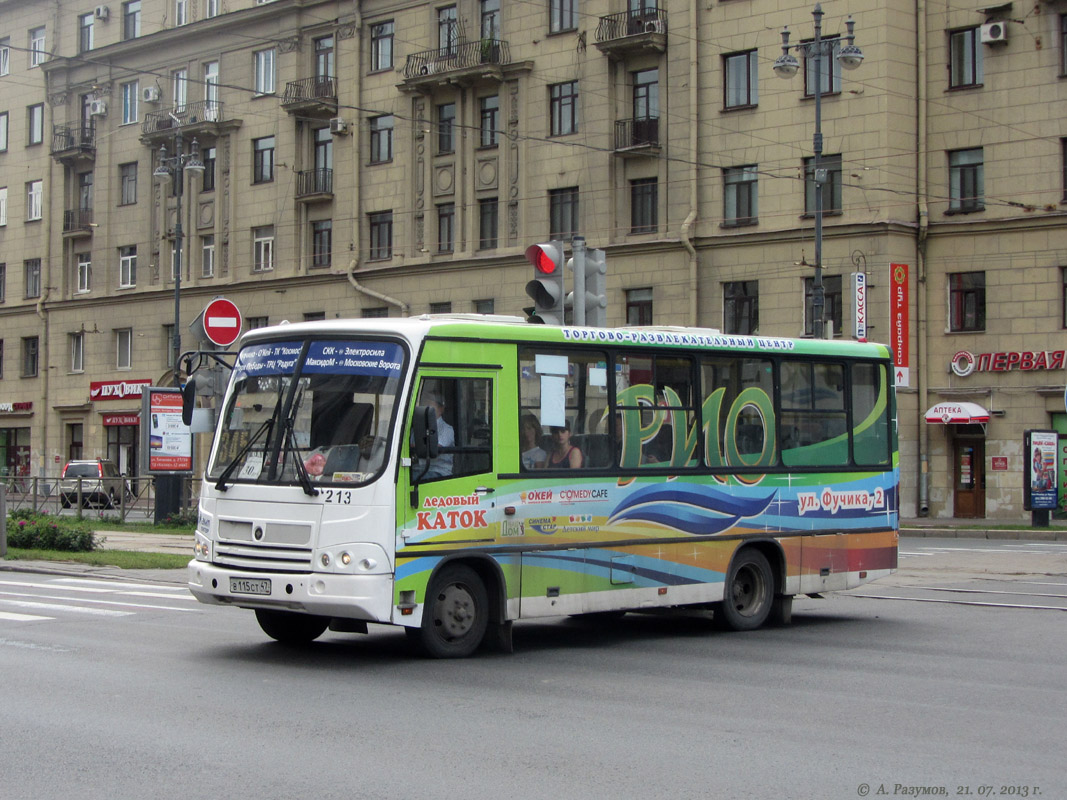 Санкт-Петербург, ПАЗ-320402-05 № 213