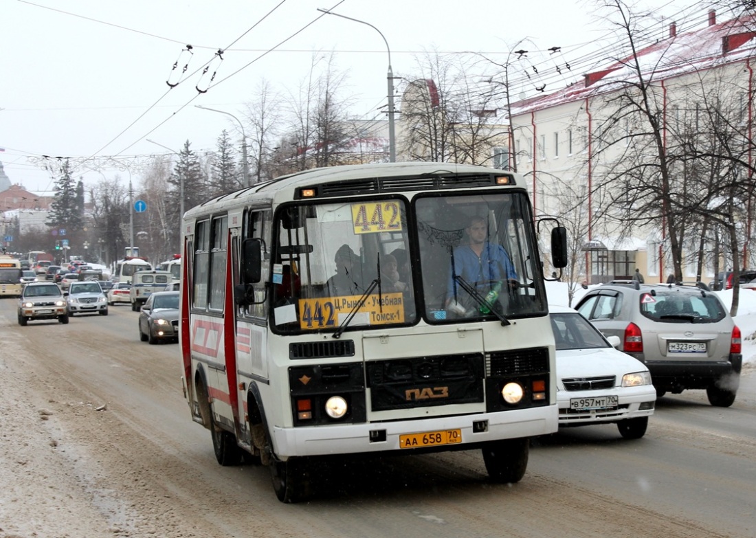 Томская область, ПАЗ-3205-110 № АА 658 70