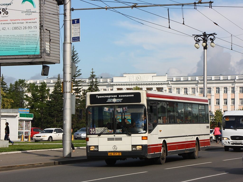 Алтайский край, Mercedes-Benz O405 № АО 951 22 — Фото — Автобусный транспорт