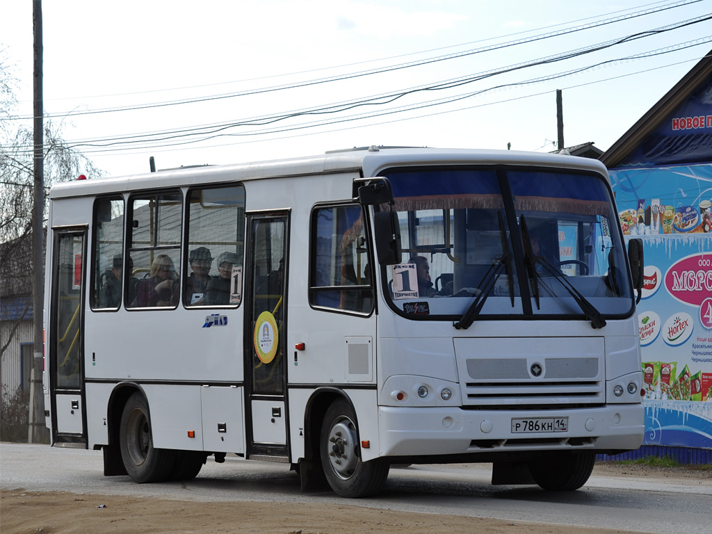 Sacha (Jakutsko), PAZ-320302-08 č. Р 786 КН 14