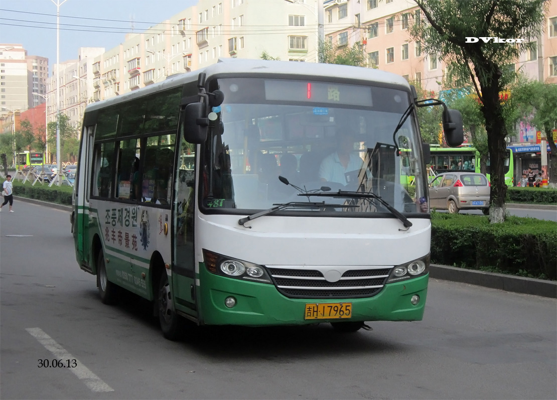 Китай, YouYi ZGT6718 № 吉H 17965