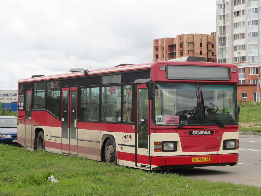 Вологодская область, Scania CN113CLL MaxCi № АВ 863 35