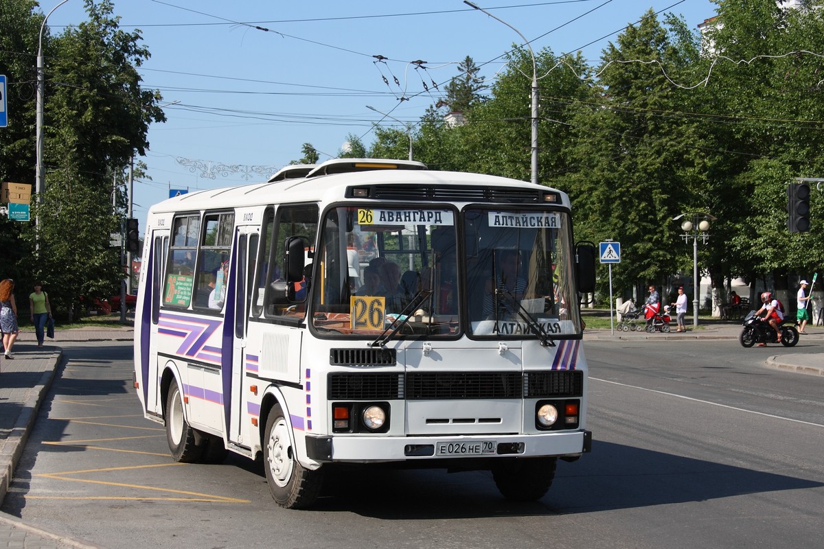 Томская область, ПАЗ-32054 № Е 026 НЕ 70