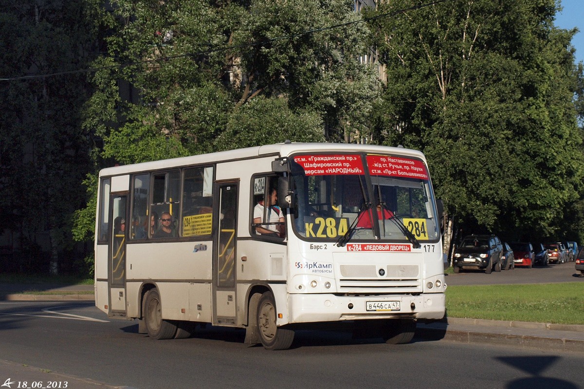 Санкт-Петербург, ПАЗ-320402-03 № 177