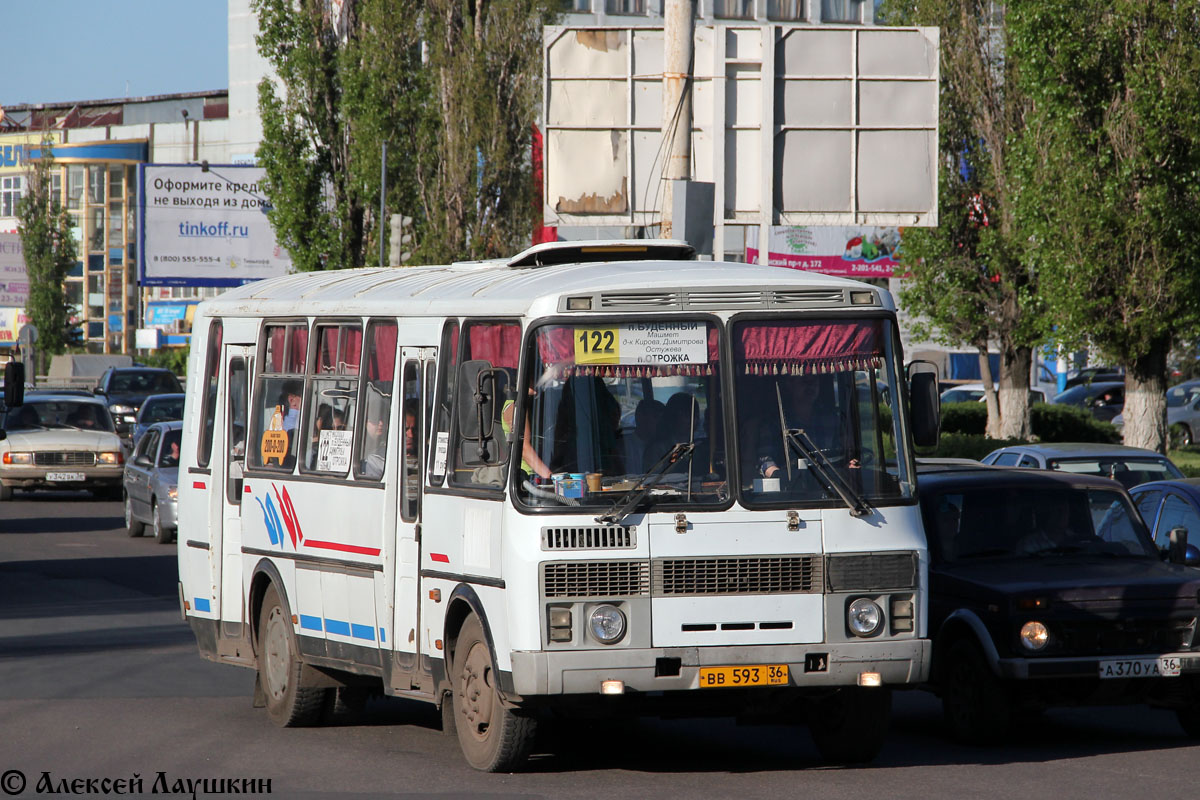 Воронежская область, ПАЗ-4234 № ВВ 593 36