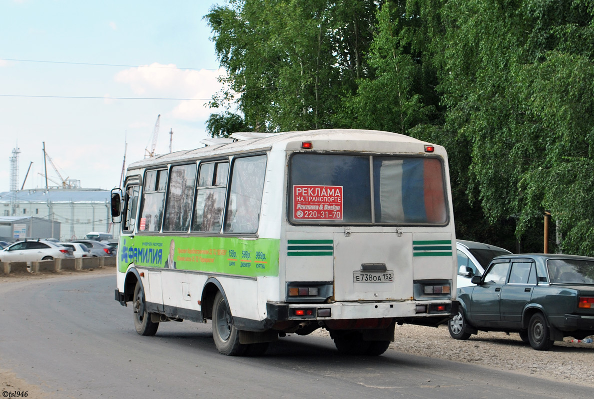 Nizhegorodskaya region, PAZ-3205-110 Nr. Е 738 ОА 152