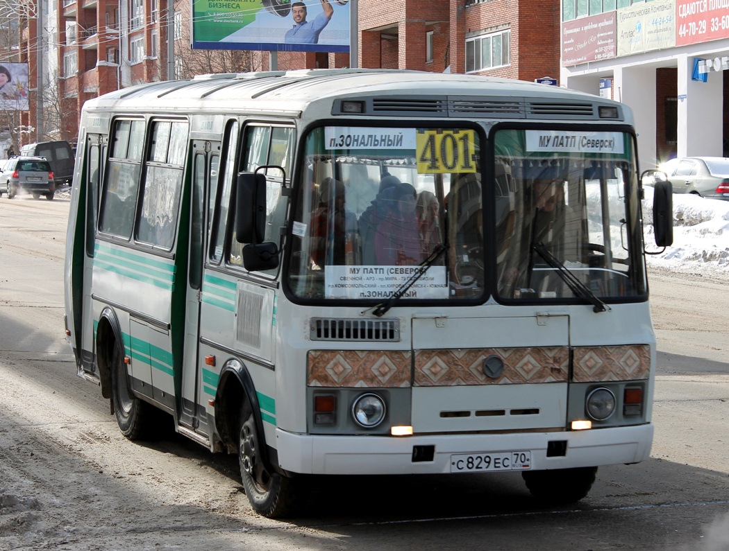 Томская область, ПАЗ-3205-110 № С 829 ЕС 70