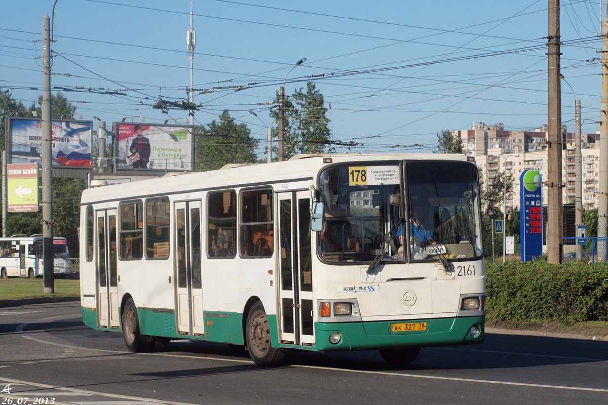 Санкт-Петербург, ЛиАЗ-5256.25 № 2161