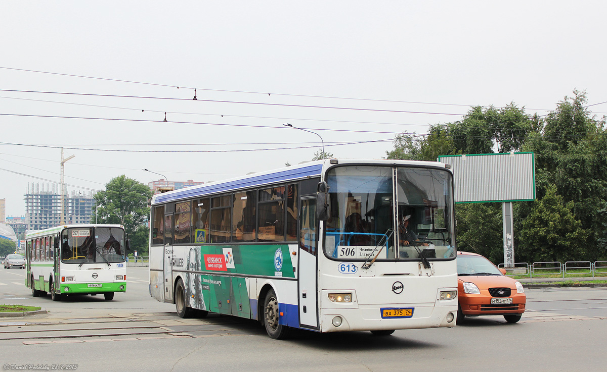 Чэлябінская вобласць, ЛиАЗ-5256.23-01 (ГолАЗ) № 613