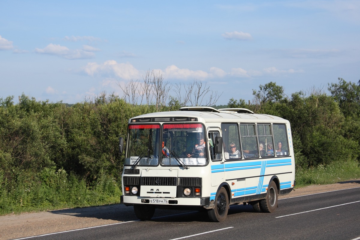 Obwód tomski, PAZ-32054 Nr Е 518 РМ 70