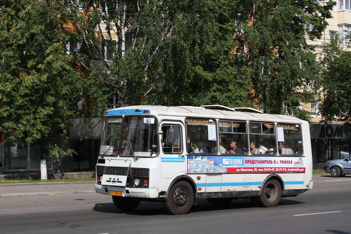 Томская область, ПАЗ-32054 № СС 154 70