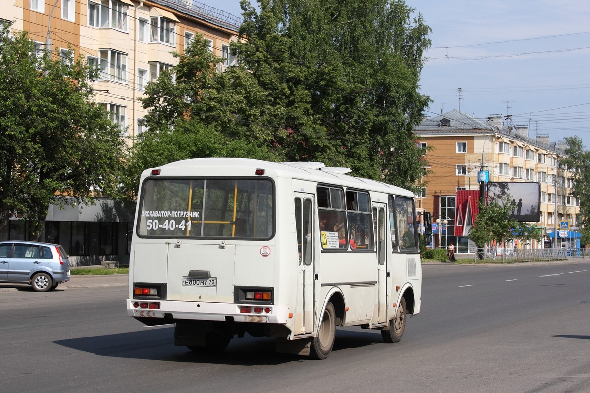 Томская область, ПАЗ-32054 № Е 800 МУ 70