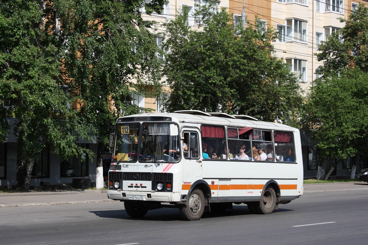 Томская область, ПАЗ-32051-110 № М 451 ЕО 70