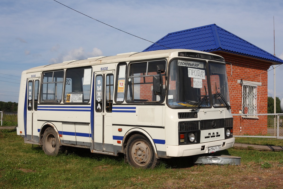 Томская область, ПАЗ-32054 № М 194 ТУ 70