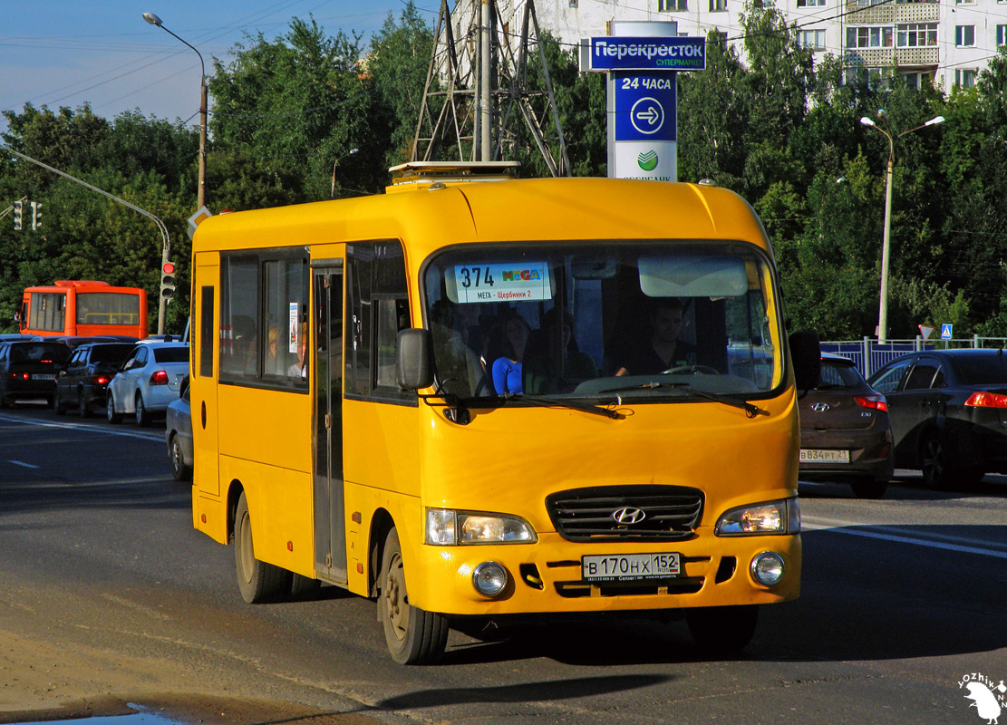 Нижегородская область, Hyundai County LWB C11 (ТагАЗ) № В 170 НХ 152