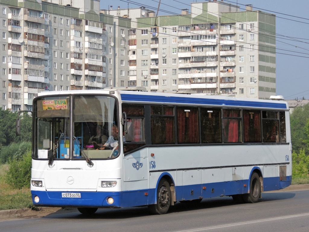 Omsk region, LiAZ-5256.33 (GolAZ) # 158