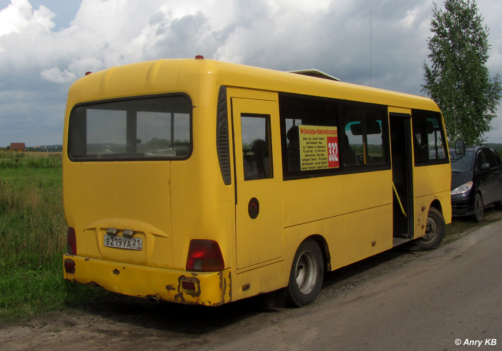 Чувашия, Hyundai County LWB C09 (ТагАЗ) № В 219 УА 21