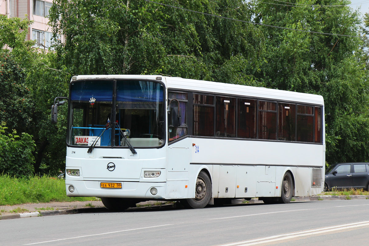 Maskavas reģionā, LiAZ-5256.23-01 (GolAZ) № 314