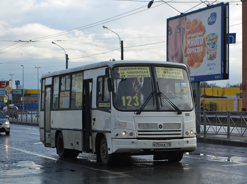 Санкт-Петербург, ПАЗ-320402-03 № 100