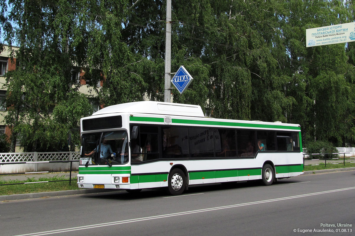 Полтавская область, MAN A15 NL232 CNG № BI 3248 AA