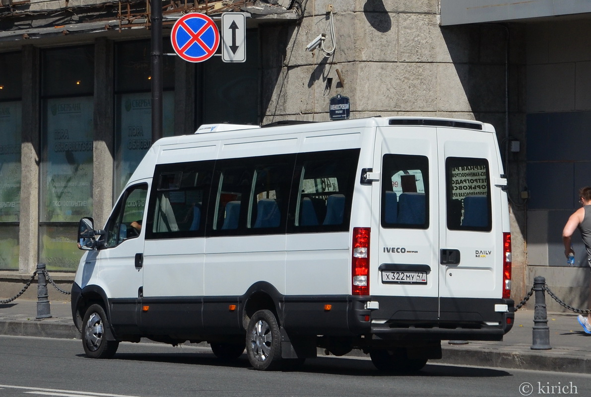 Sankt Petersburg, Nizhegorodets-2227UU (IVECO Daily) Nr. Х 322 МУ 47