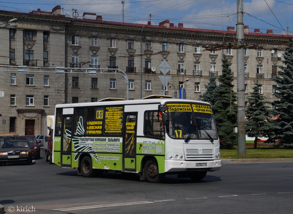 Санкт-Петербург, ПАЗ-320402-03 № В 618 ВН 178