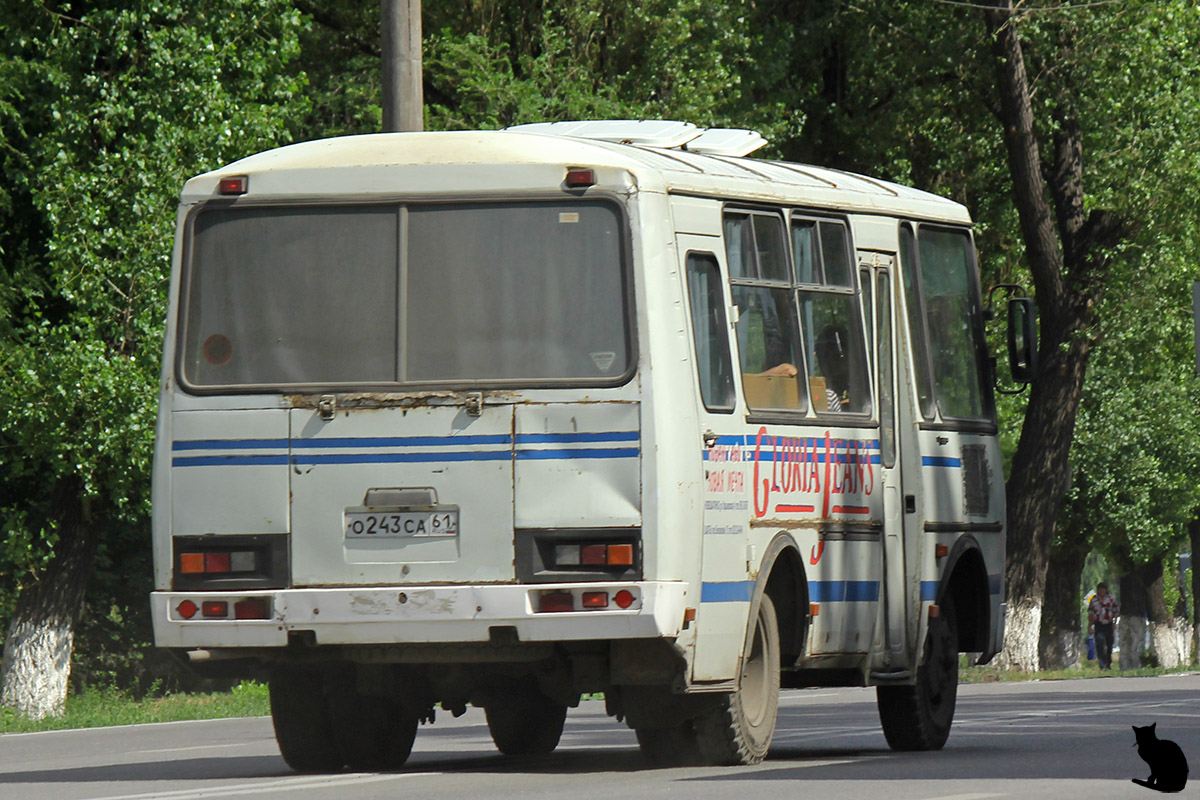 Ростовская область, ПАЗ-32053 № О 243 СА 61