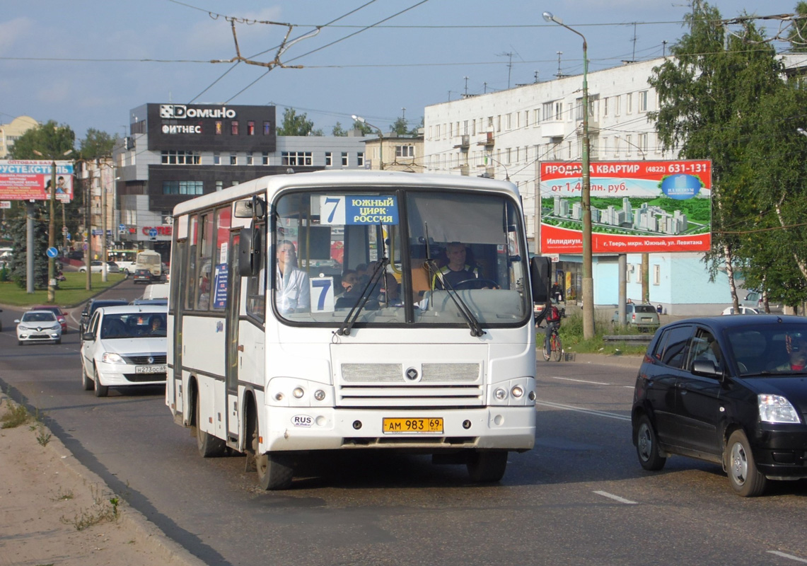 Тверская область, ПАЗ-320402-03 № АМ 983 69