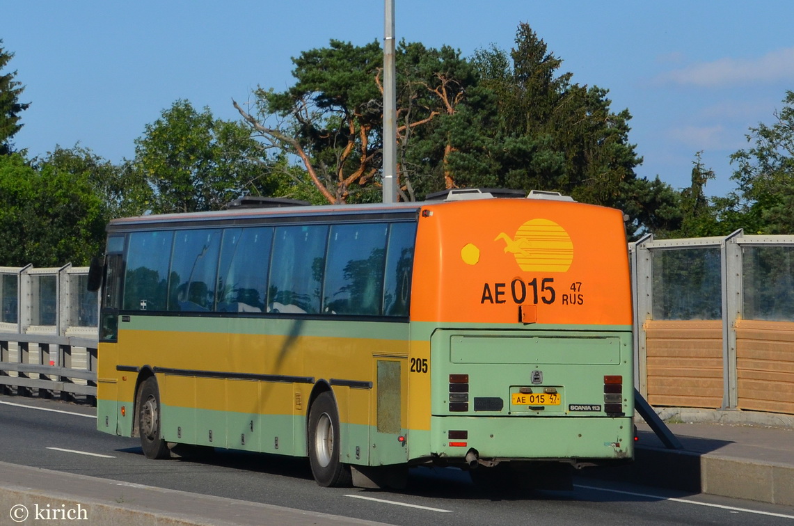 Ленинградская область, Van Hool T8 Alizée 210 № 205