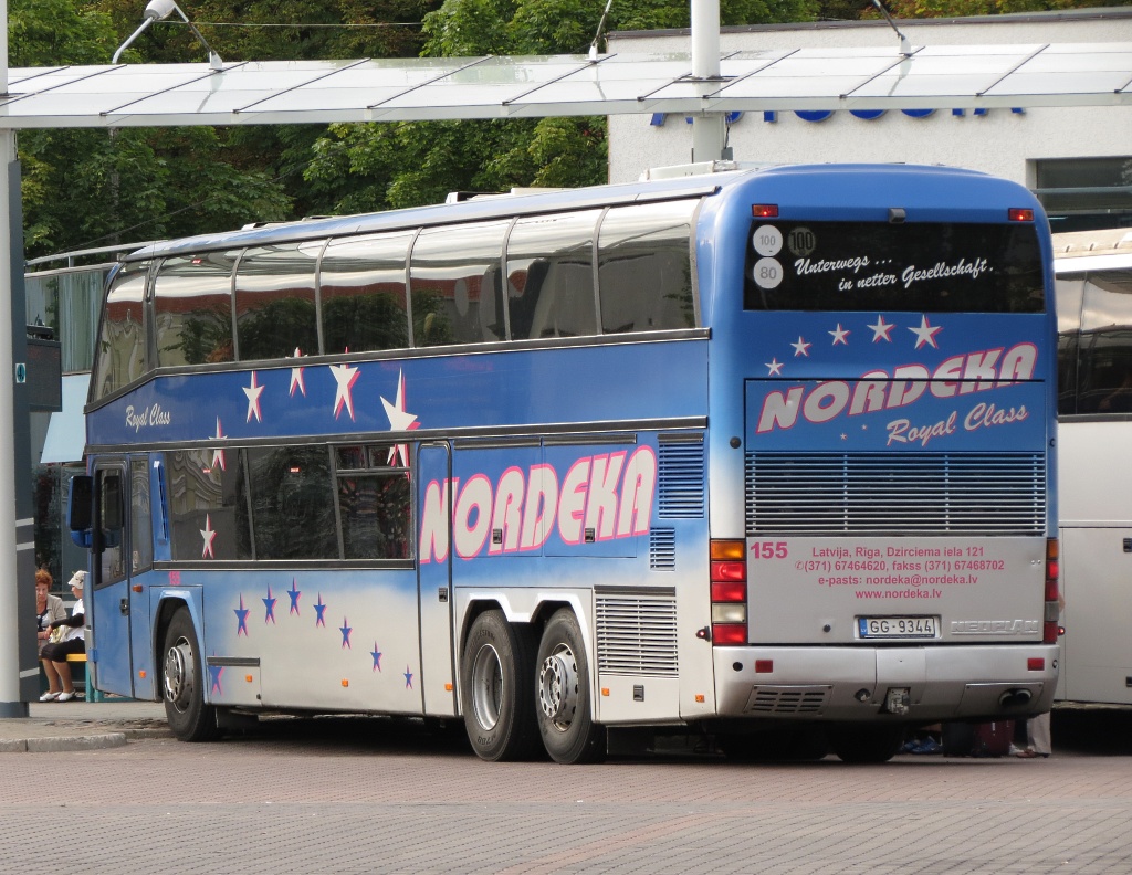 Латвия, Neoplan N122/3L Skyliner № 155