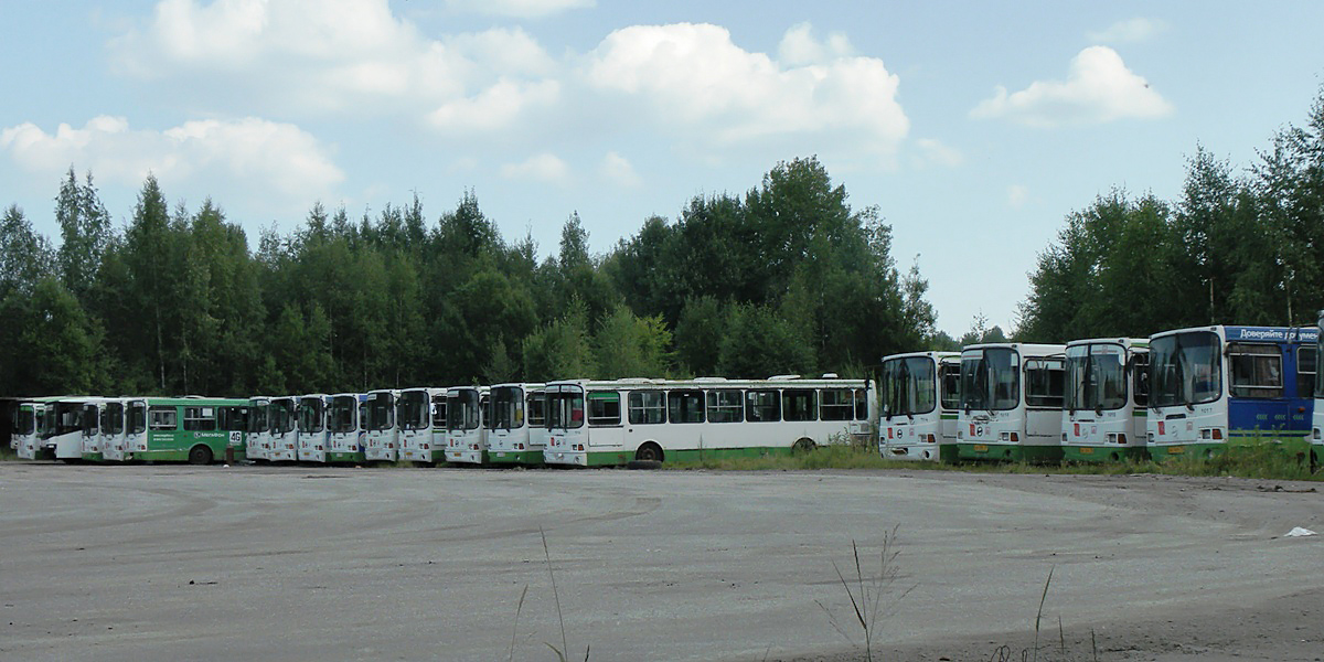 Санкт-Петербург — Автобусные парки и стоянки