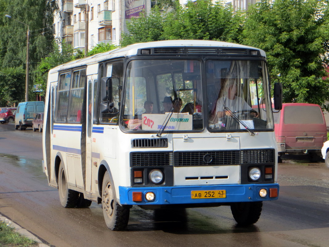 Кировская область, ПАЗ-32054 № АВ 252 43