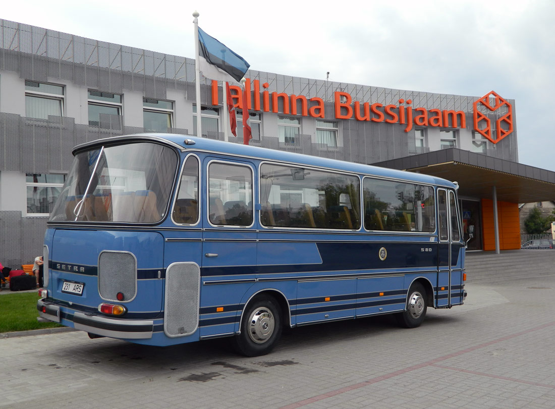 Estonsko, Setra S80 č. 231 ARS; Estonsko — Yearly exhibition of old buses