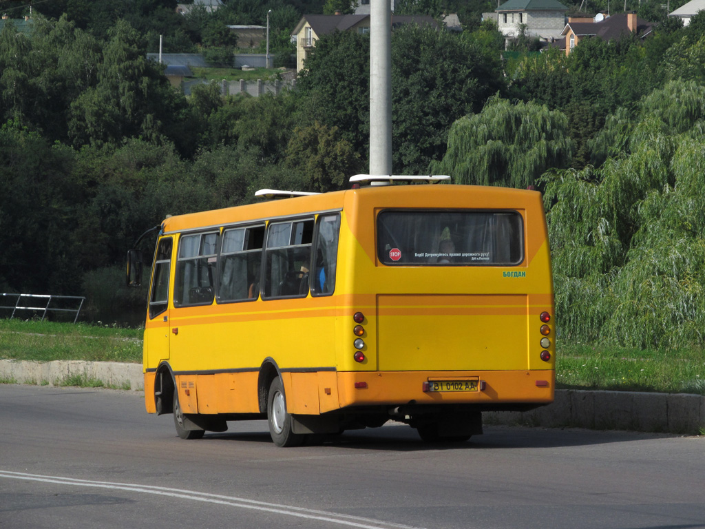 Полтавская область, Богдан А09201 (ЛуАЗ) № BI 0102 AA