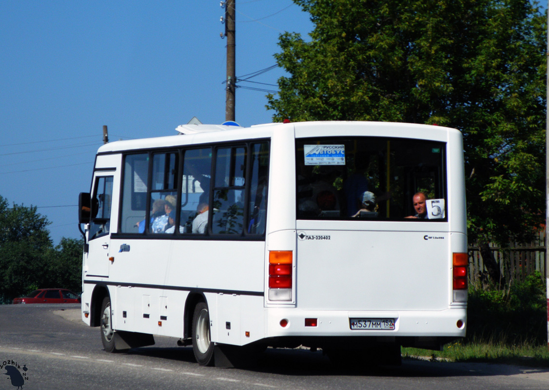 Нижегородская область, ПАЗ-320402-05 № М 537 ММ 152