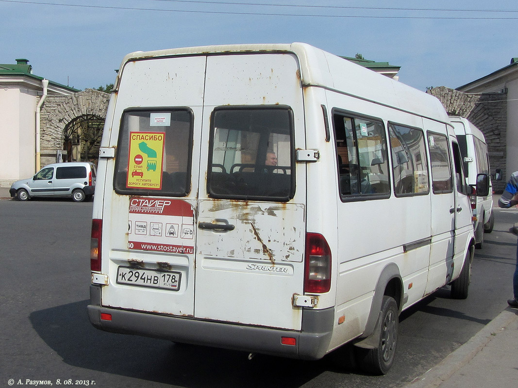 Санкт-Петербург, Mercedes-Benz Sprinter W904 408CDI № К 294 НВ 178