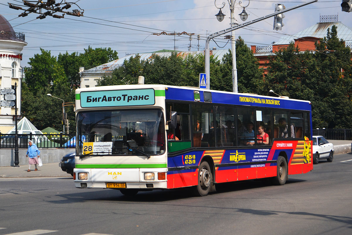 Владимирская область, MAN A10 NL202 № ВТ 914 33