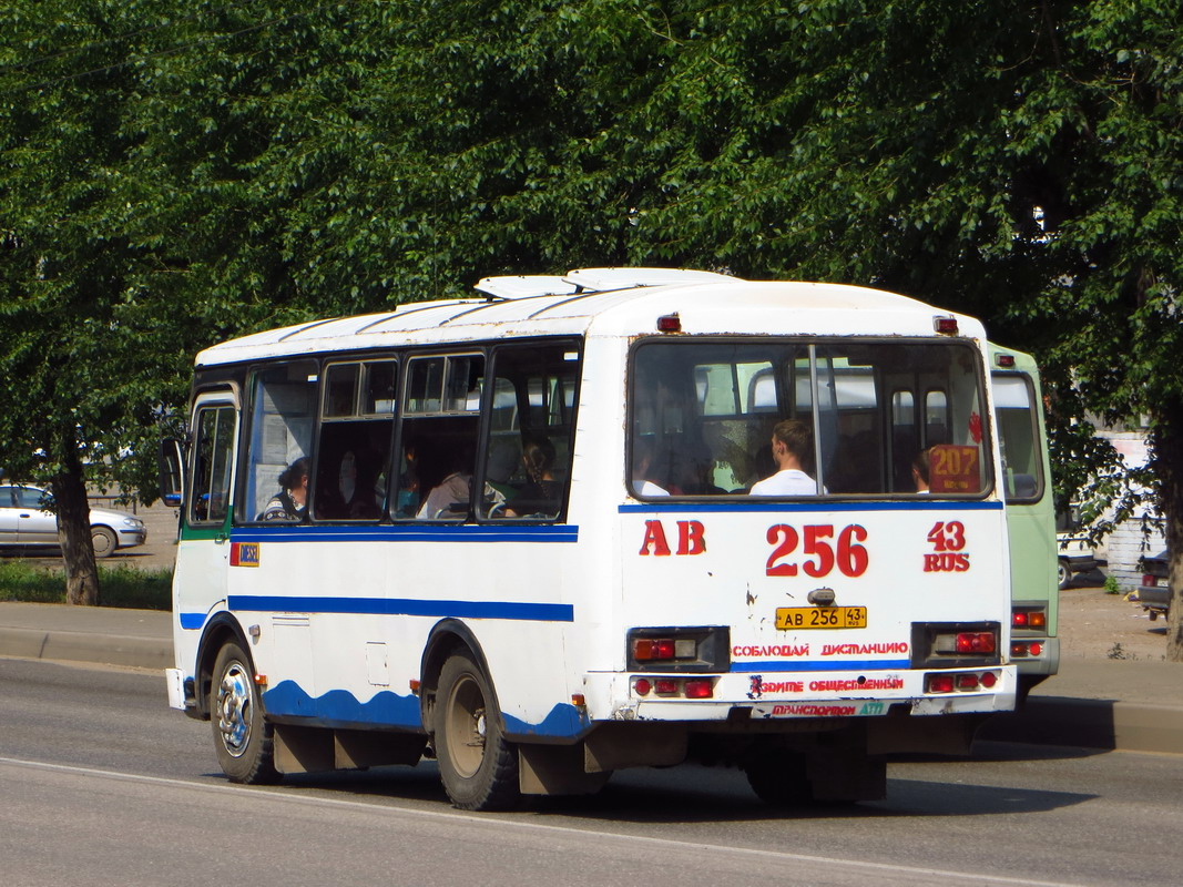 Кировская область, ПАЗ-32054-07 № АВ 256 43