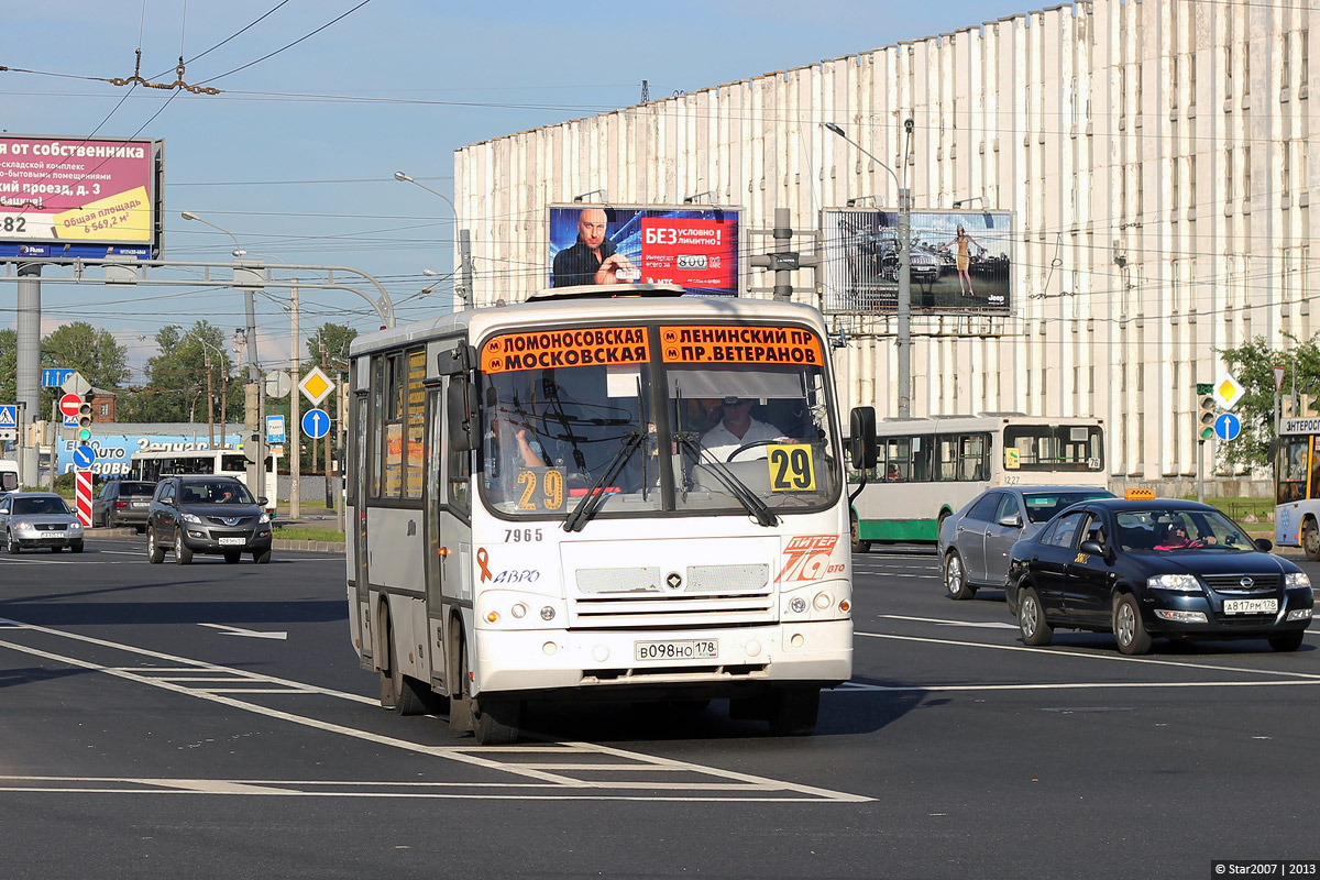 Санкт-Петербург, ПАЗ-320402-05 № 7965