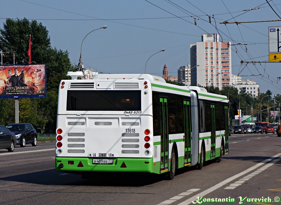 Москва, ЛиАЗ-6213.22 № 13618