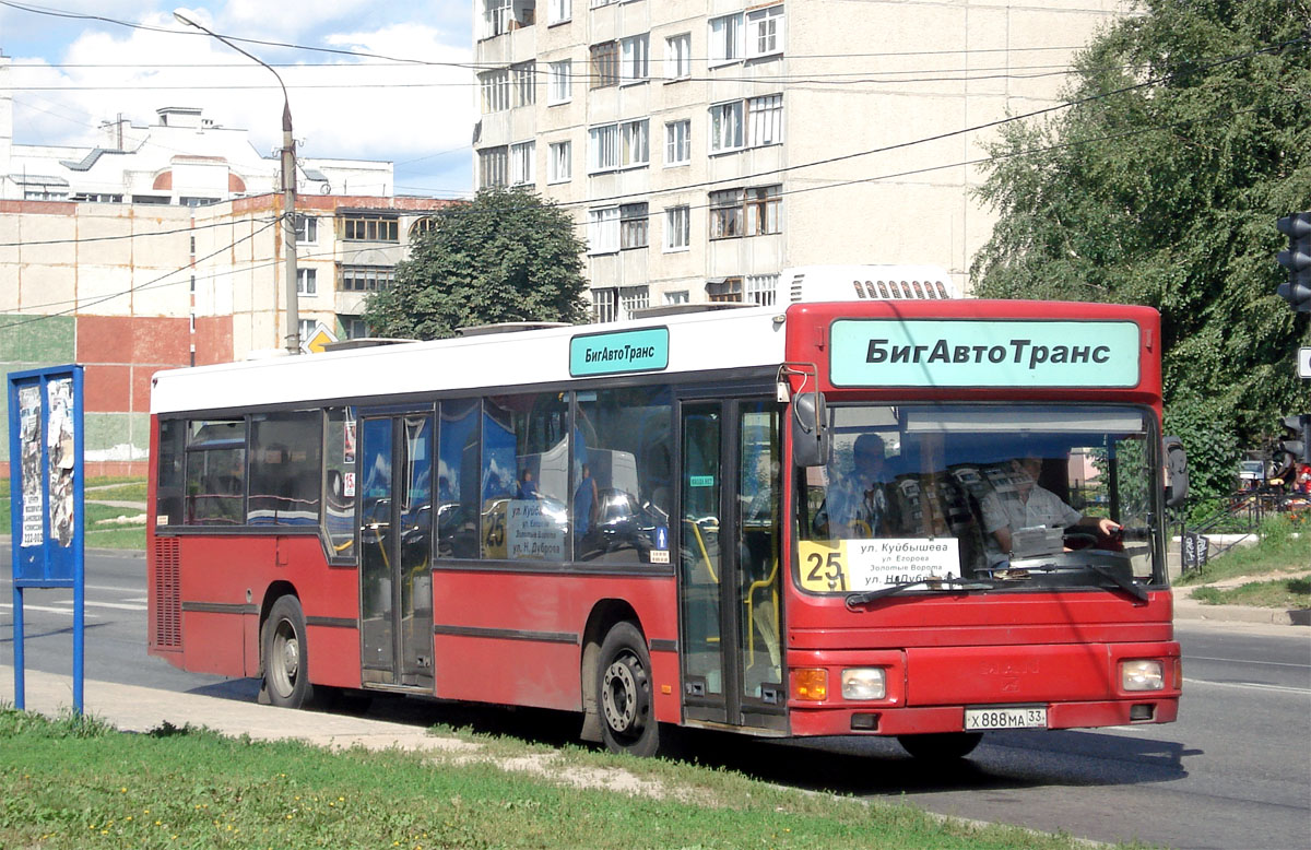 Владимирская область, MAN A10 NL262 № Х 888 МА 33