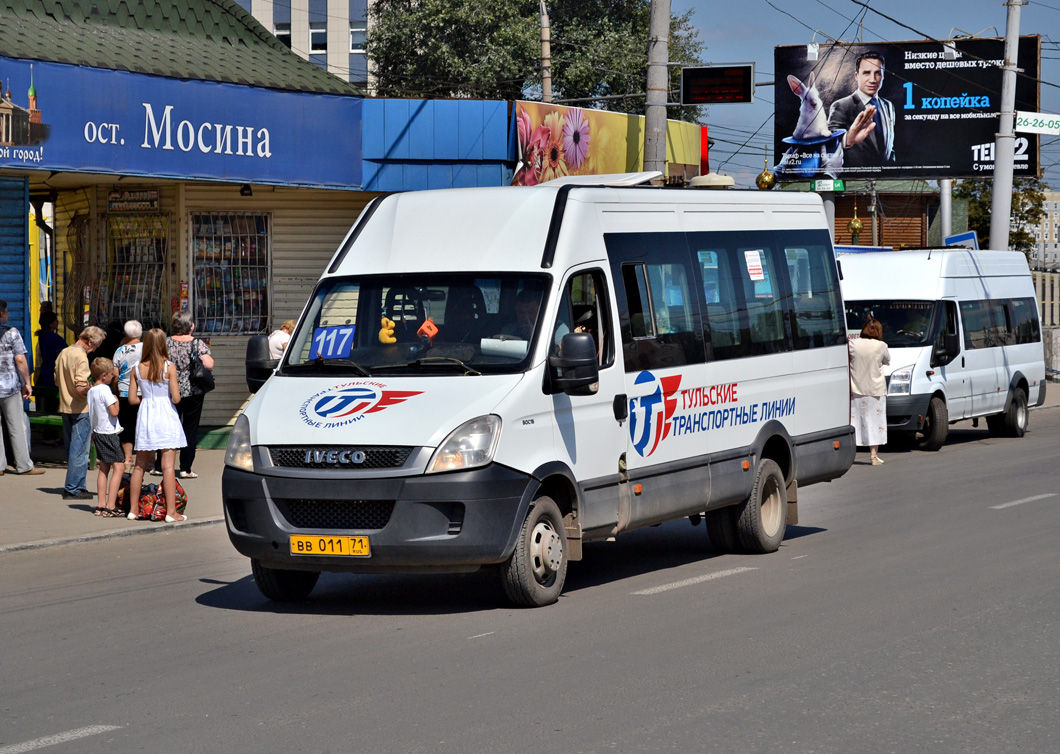 Тульская область, Авто Вектор 4520 (IVECO Daily) № ВВ 011 71 — Фото —  Автобусный транспорт