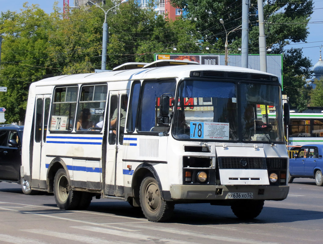 Нижегородская область, ПАЗ-32054 № Х 636 ХО 52