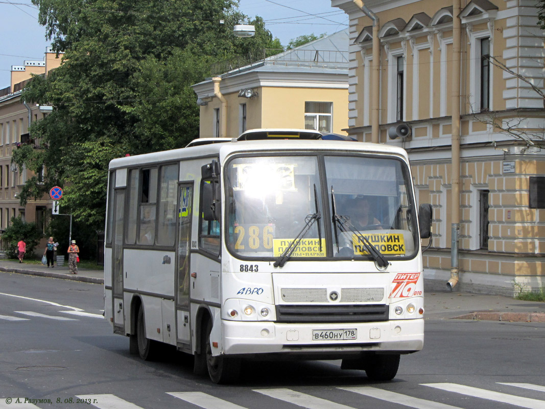 Санкт-Петербург, ПАЗ-320402-05 № 8843