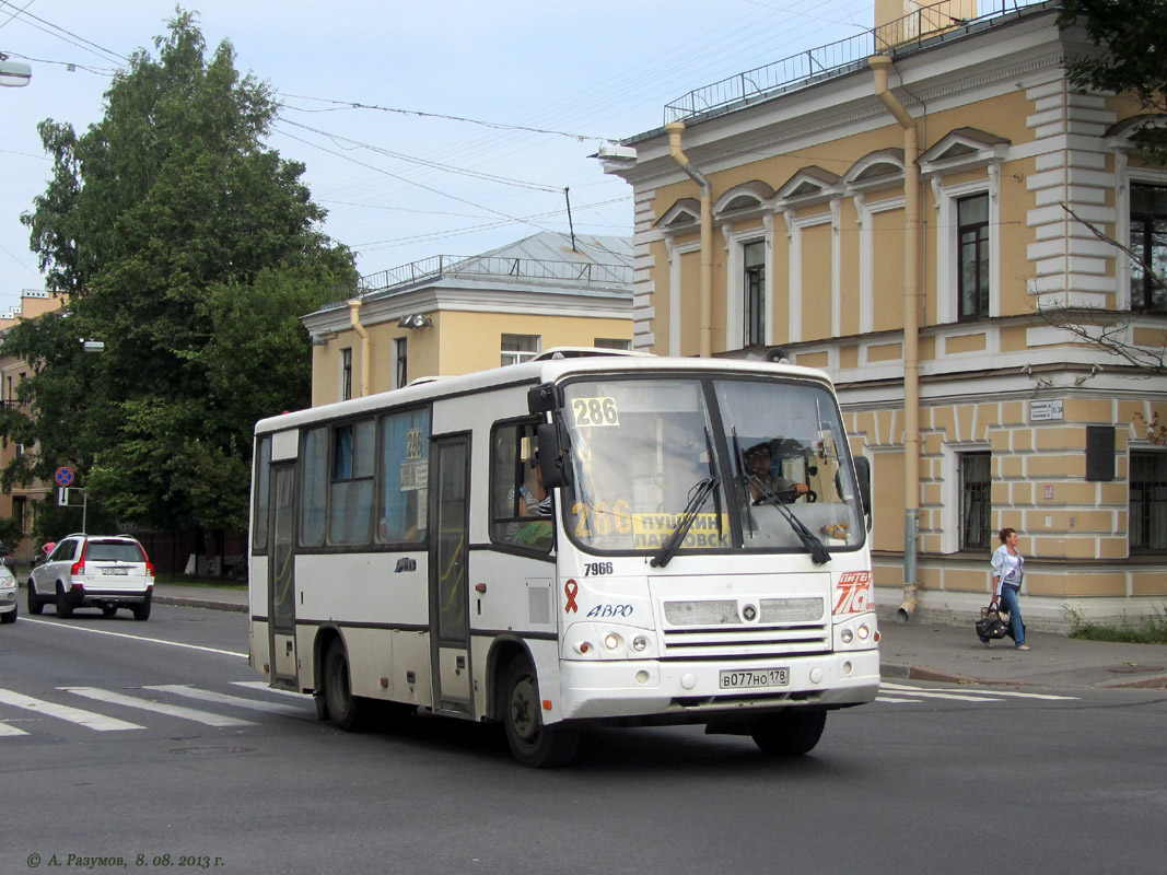 Санкт-Петербург, ПАЗ-320402-05 № 7966