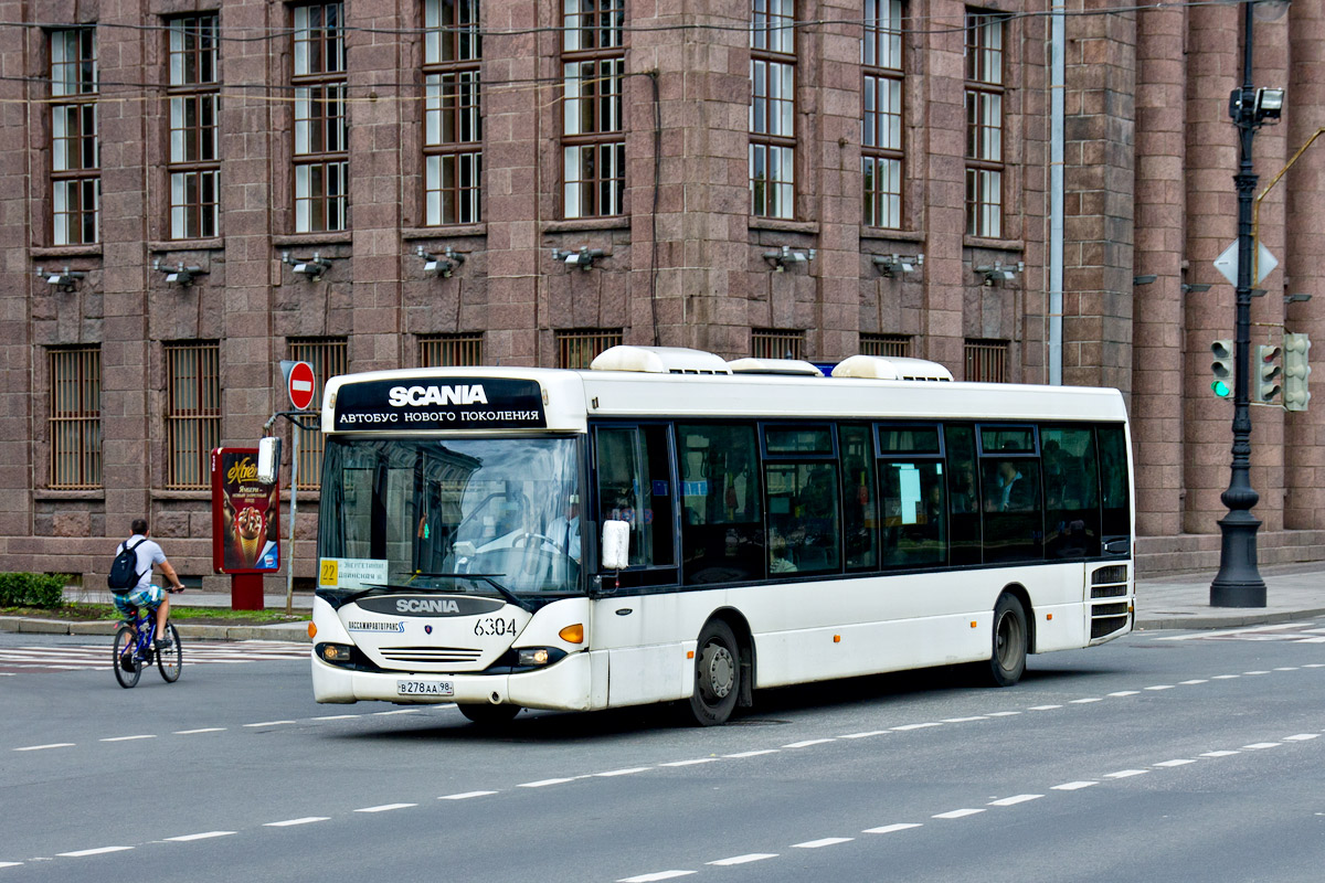 Saint Petersburg, Scania OmniLink I (Scania-St.Petersburg) # 6304