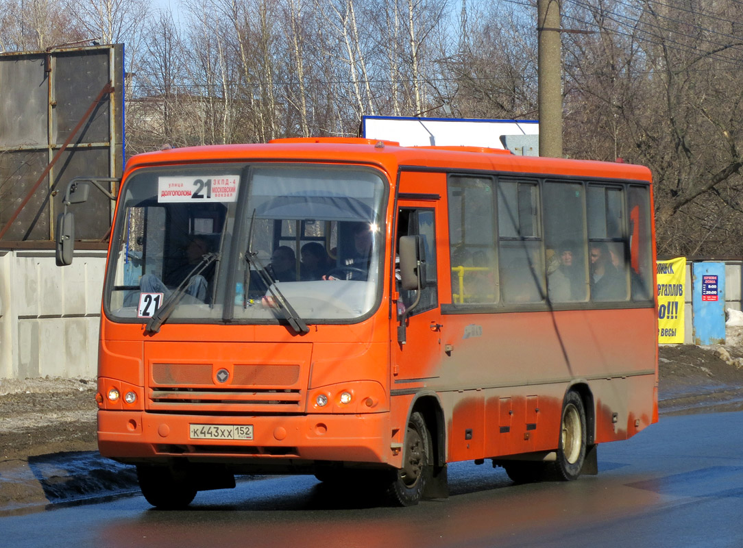 Нижегородская область, ПАЗ-320402-05 № К 443 ХХ 152